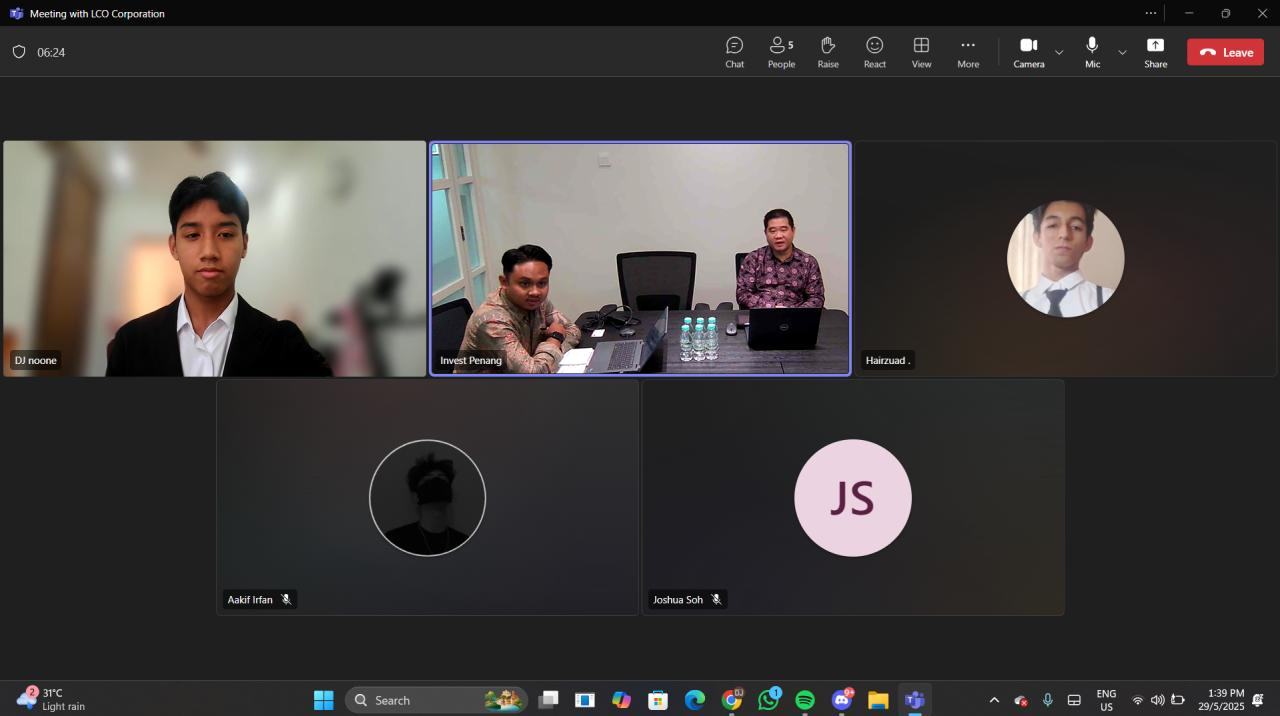 InvestPenang Meeting